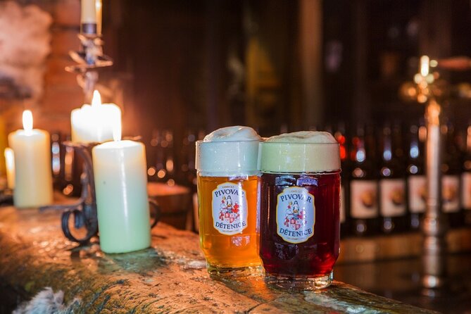 Prague to Detenice Medieval Castle, Brewery and Dinner Experience - Language, seating, and practical comfort