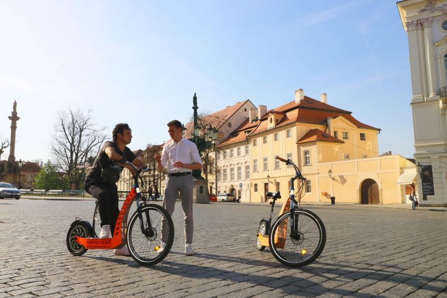 Prague: Tour by Electric Scooter or Cruiser eBike - Lennon Wall, Kampa Island, and the Charles Bridge