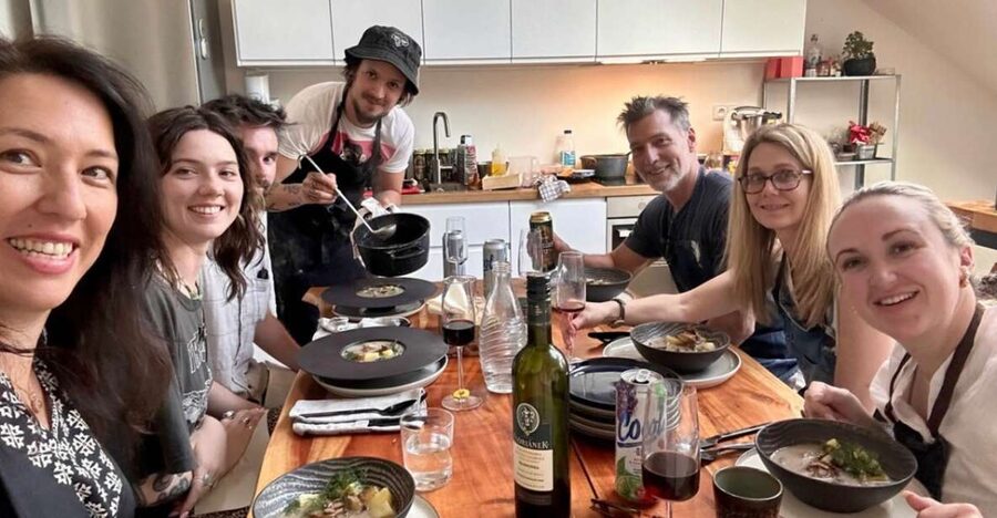 Prague: Traditional Czech Cooking Class with Market Tour - Wine, Beer, and a Shared Table