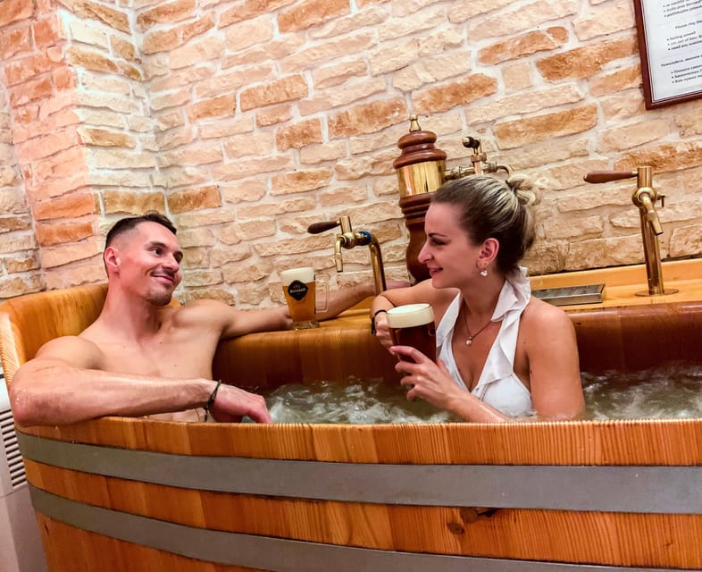 Prague: Ungelt Bernard Beer Spa with Beer & Optional Massage - What this Prague beer spa actually feels like