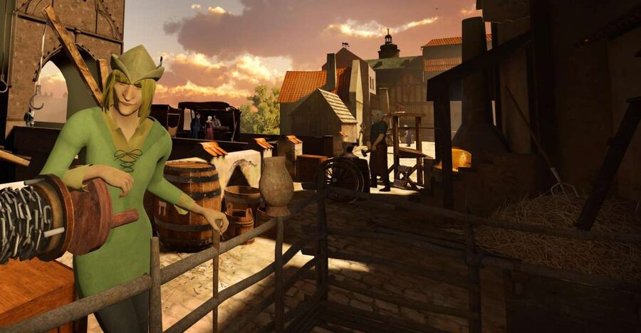 Prague: Virtual-Reality Time-Travel Experience to 1593 - Prague before modern Prague