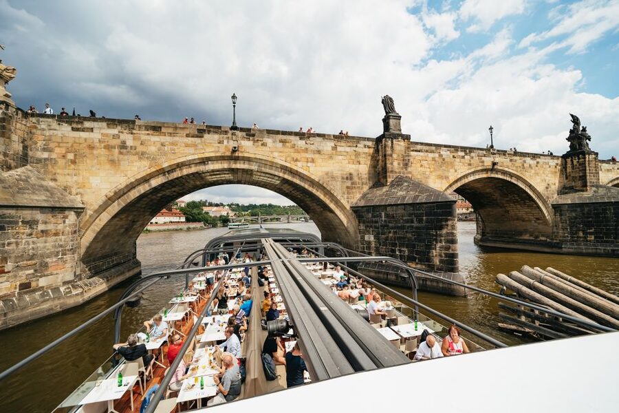 Prague: Vltava River Lunch Cruise in an Open-Top Glass Boat - Practical Tips Before You Board