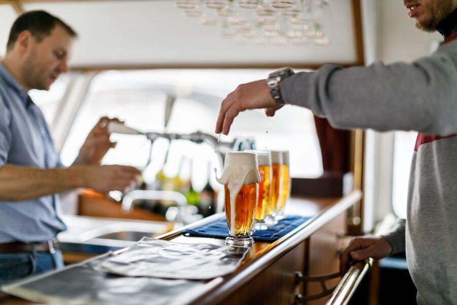 Prague: Vltava River Private Boat Party with Drinks - The National Theatre and Lesser Town Riverbank