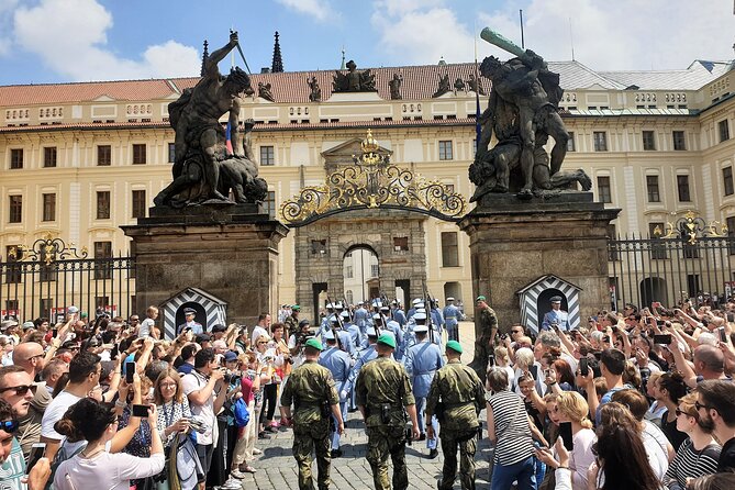Prague Walking Tour with River Boat Cruise and Lunch - 6 hours - Prague Castle exteriors and city views