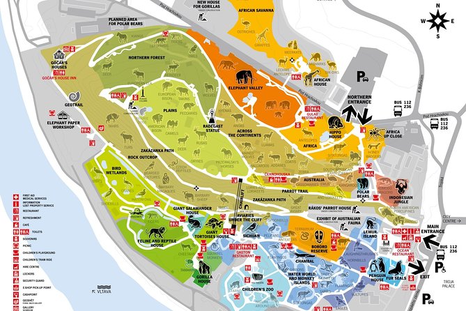 Prague Zoo Admission Ticket including Round Trip Transfer - African Savanna and the African House