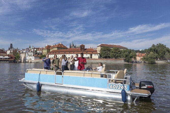 Private Boat Cruise With Unlimited Beer - Looking Up at Prague Castle From the Water