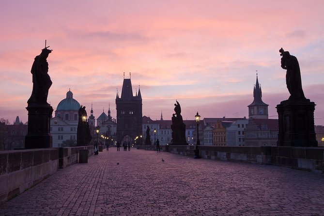 Private & Personalized Prague Night Tour with a Local Guide - The Astronomical Clock and Týn Church under lights
