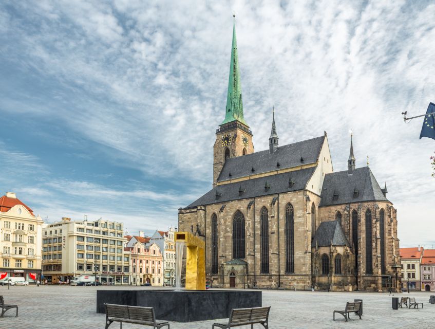 Private Pilsen & Pilsner Urquell Brewery Tour Prague - Walking through Pilsen’s central square