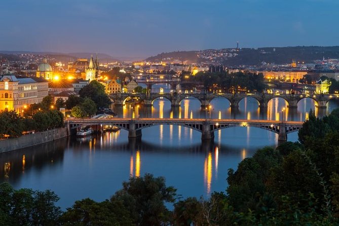 Private Sightseeing in Prague By Night - Prague Castle at night, views across the city