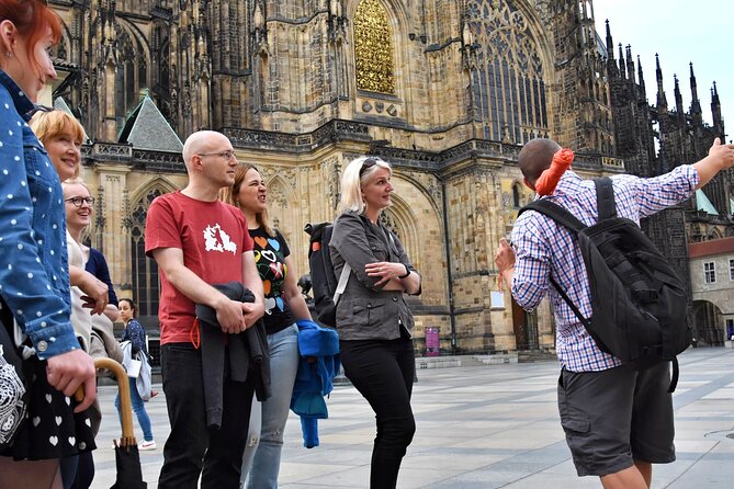 Private Tour of Prague Castle Interiors and Lunch included - Hradcanske Namesti: Begin with Prague below you