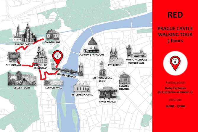 Private Walking tour: From Charles Bridge to Prague Castle - Public art at Crawling Babies and the John Lennon Wall