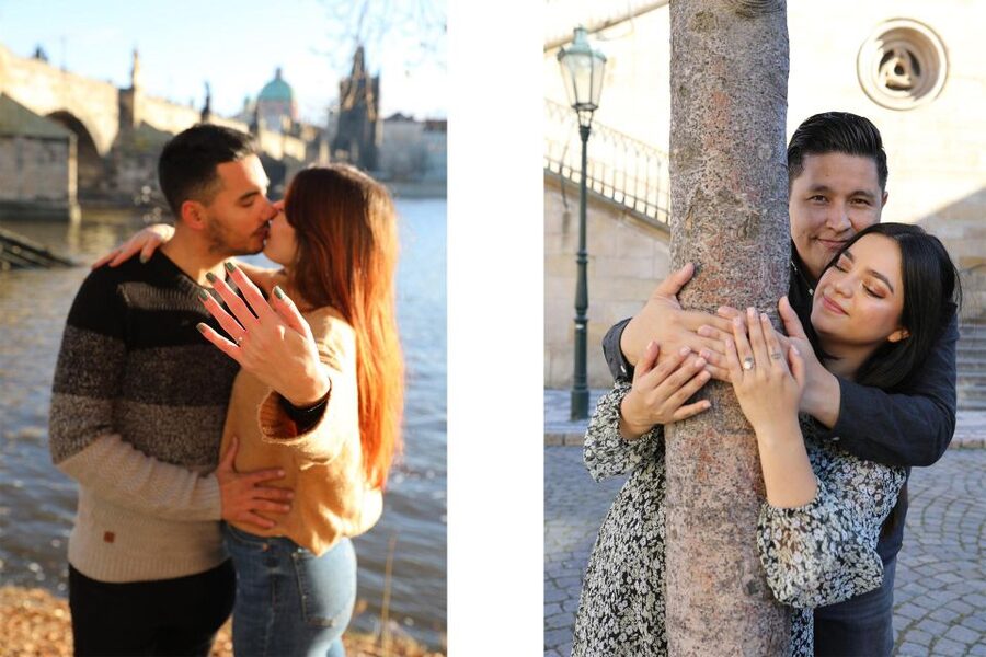 Professional photoshoot at Charles Bridge & Kampa island - Why Charles Bridge makes such a good photo setting