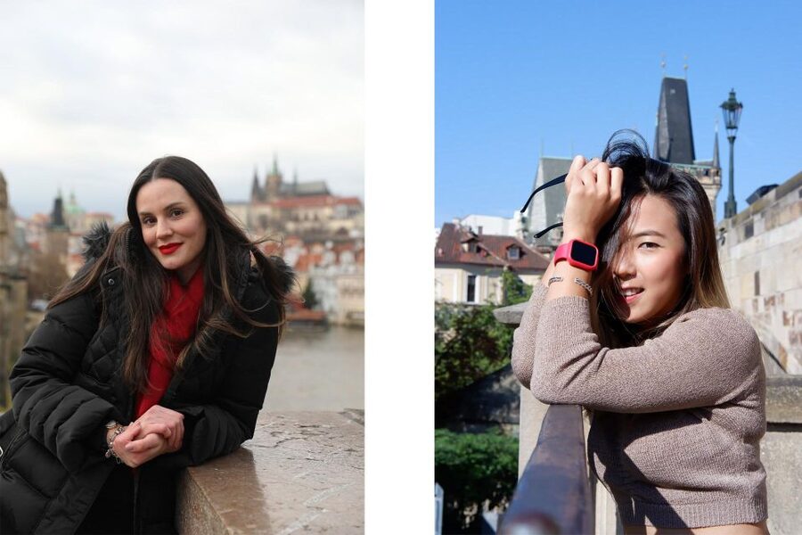Professional photoshoot at Charles Bridge & Kampa island - Kampa Island adds quieter-looking backgrounds