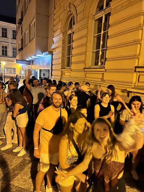Pub Crawl with Shots and Night Club I Prague - Moving through two or three Prague bars