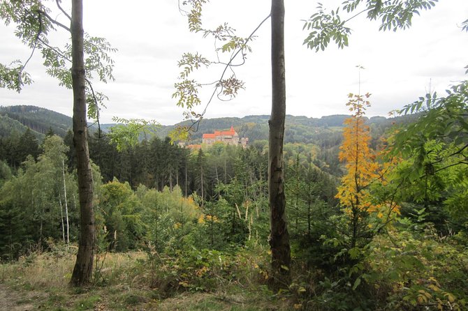 PUNKVA CAVES, ABYSS and PERNSTEJN CASTLE =only from Apr to Sep - Křtiny and the Baroque church that overwhelms the village