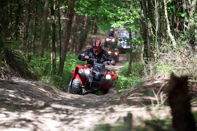 Quad ride adventure Prague - From Prague to the Milovice base