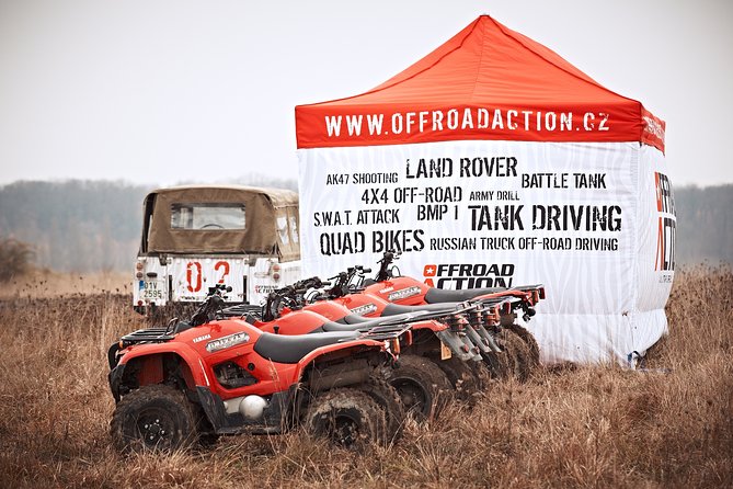Quad ride adventure Prague - A ride with very few planned pauses