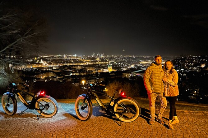 Retro Style E-Bike Night Tour in Prague - Live Guided - Letná Park brings the best early views