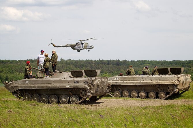 Ride in a BMP tank and military garage tour Prague - Why this former army base makes an unusual day trip