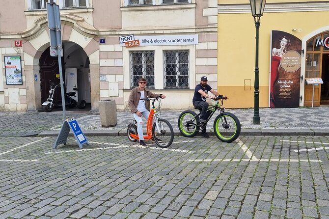 Scenic Panoramic views e-Scooter/ eBike Guided Tour of Prague - Group timing, guide quality, and the real pace