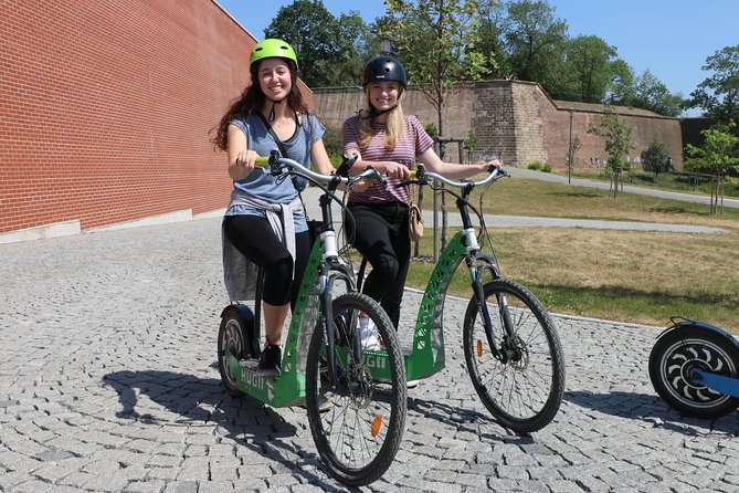 Scenic Panoramic views e-Scooter/ eBike Guided Tour of Prague - Lennon Wall and Kampa: a gentle introduction