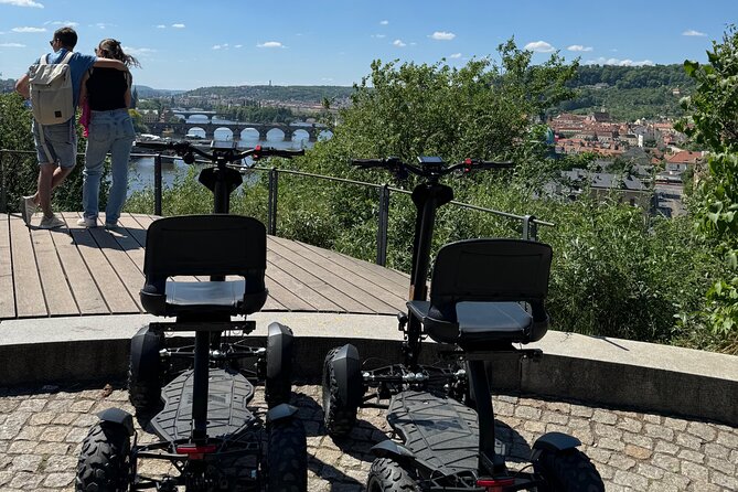 Scooter tours to Prague Castle and views. - Letná Park and the Prague Metronome