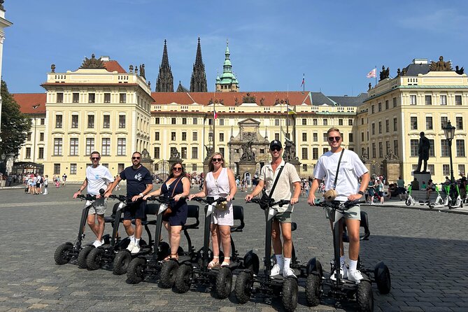 Scooter tours to Prague Castle and views. - Petřín Hill and the optional tower visit