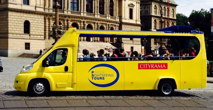 Short city tour by bus - 1 hour - Continuing Toward Prague Lesser Town