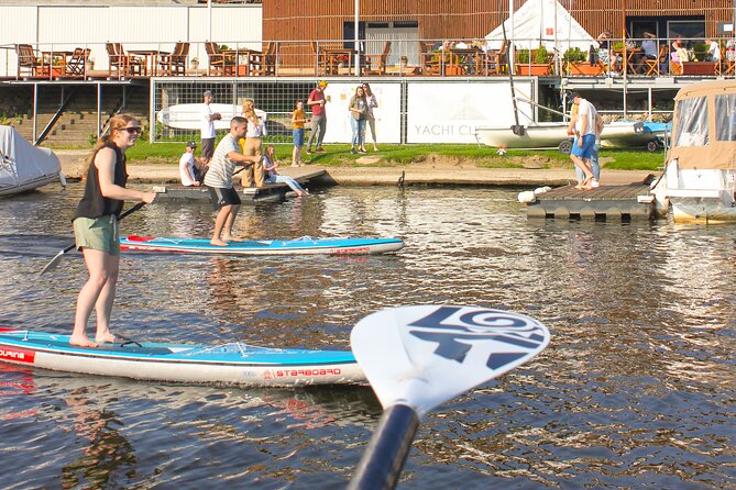 Stand-Up Paddleboarding on the Vltava River in Prague - The guide makes or breaks the outing