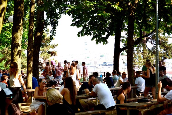 Sunny Beer garden tour - Meeting at Palladium and crossing to Letná