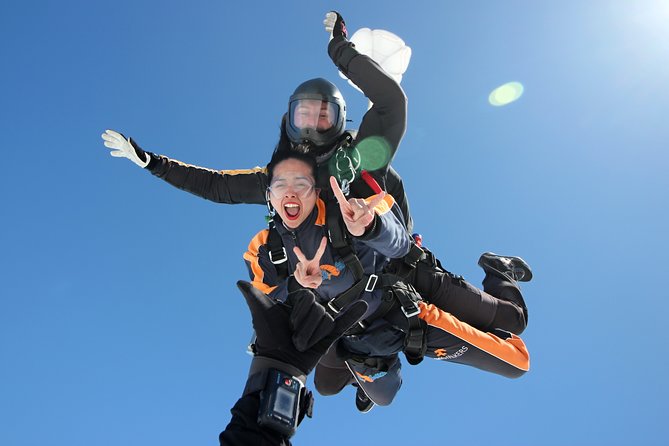 Tandem Skydiving Adventure in Prague - One minute of freefall, then six minutes under the parachute