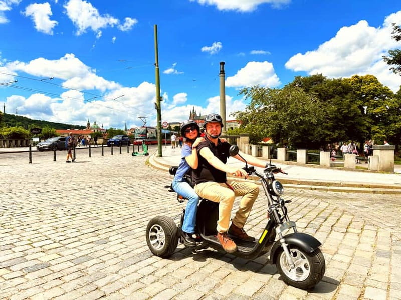 The best Trike Bike Prague city tour - Starting near the Japan Embassy in Malá Strana