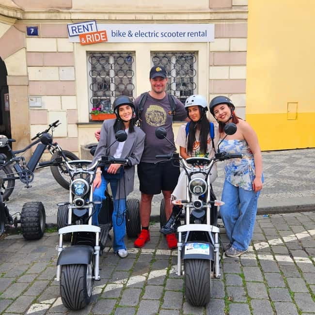 The best Trike Bike Prague city tour - Comfort, safety, and who can drive