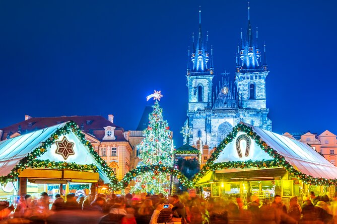 Tour 3 Magical Prague Markets with Locals, Christmas Goodies incl - Meeting Franz Kafka in a small Old Town square
