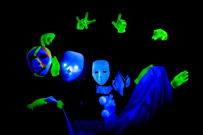 Underground Black Light Theatre Interactive Show in Prague - Music is more than background sound