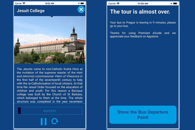 UNESCO Teplice - Premiant eGuide APP - Using the Premiant eGuide in Teplice
