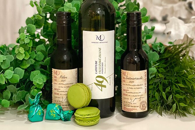 Wine Tasting and History Prague - Four glasses and a plate of local food
